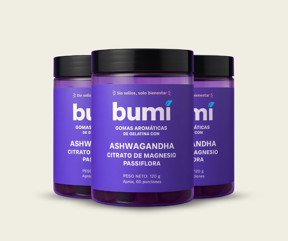Bumi Gomitas Ashwagandha + Magnesio + Passiflora
